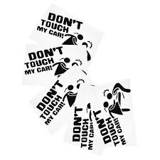 DON`T TOUCH MY CAR STICKERS - Image 3